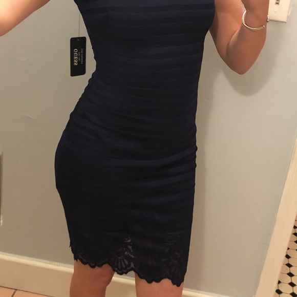 Guess Navy Blue Dress NEVER WORN BRAND NEW - Picture 2 of 8